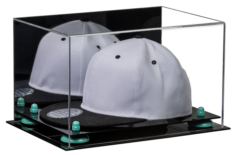 Snapback Hat or Baseball Cap Display Case - Mirror No Wall Mounts (A018/V40)