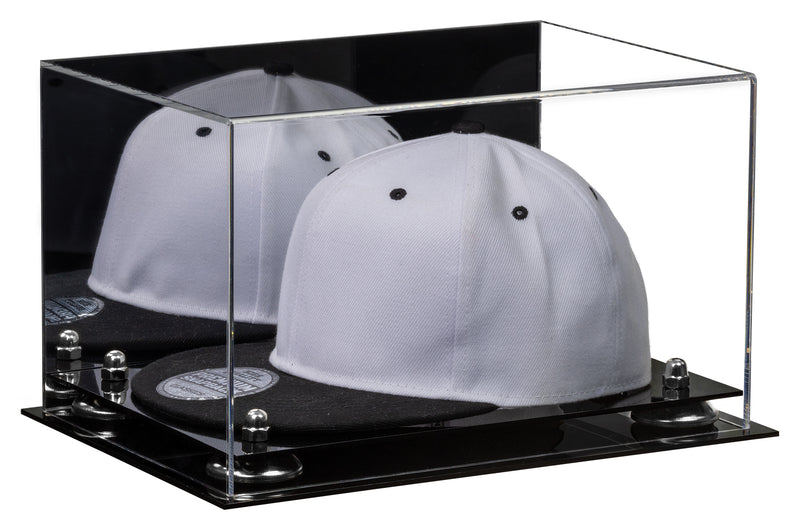 Snapback Hat or Baseball Cap Display Case - Mirror No Wall Mount (A018/V40)