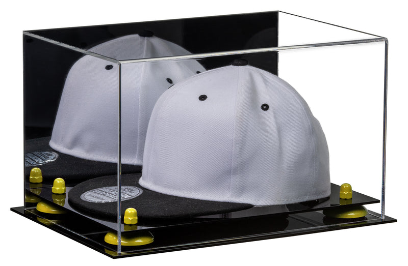 Snapback Hat or Baseball Cap Display Case - Mirror No Wall Mount (A018/V40)