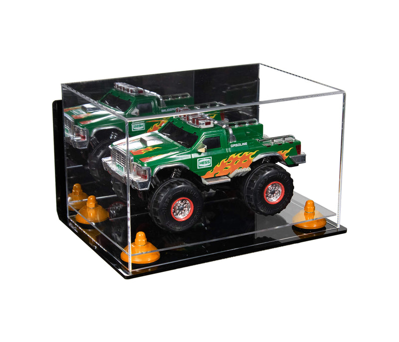 Versatile Display Case - Rectangle Box 12 x 8.25 x 7.25 - Mirror Wall Mounts (A018/V40)