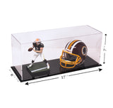 Acrylic Deluxe Table Top Display Case with UV Protection<br>Large Rectangle Box<br><sub>17" x 6" x 7" (A019-DS), Display Case, Better Display Cases, Better Display Cases - Better Display Cases