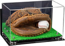 Acrylic Baseball Catchers Glove Display Case - Mirror Wall Mounts (A011/V16)