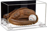 Acrylic Baseball Catchers Glove Display Case - Mirror No Wall mount (V16/A011)