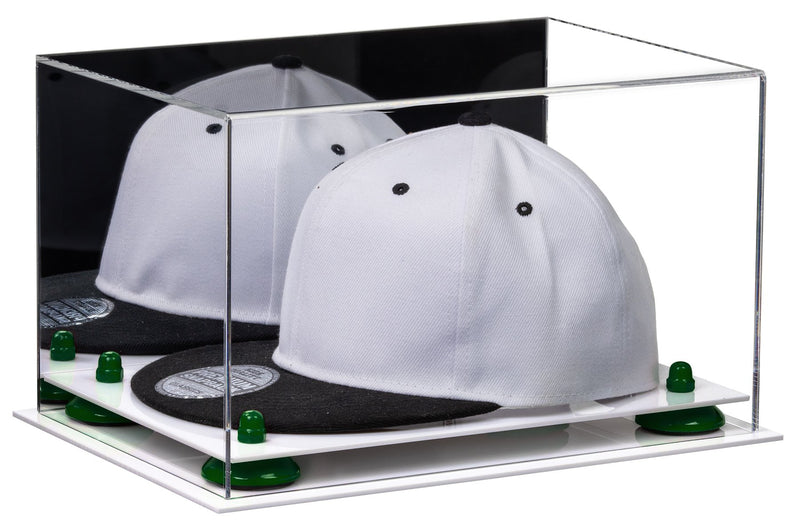 Snapback Hat or Baseball Cap Display Case - Mirror No Wall Mount (A018/V40)