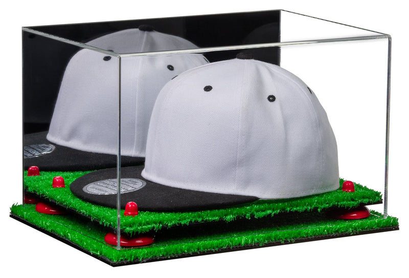 Snapback Hat or Baseball Cap Display Case - Mirror No Wall Mount (A018/V40)
