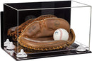 Acrylic Baseball Catchers Glove Display Case - Mirror Wall Mounts (A011/V16)