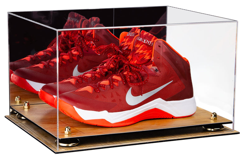 Basketball Shoe Pair Display Case 15.25 X 12 X 9 Mirror (A082/V13)