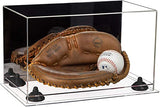 Acrylic Baseball Catchers Glove Display Case - Mirror No Wall mount (V16/A011)