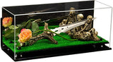 Acrylic Versatile Display Case  17 X 6 X 7 Mirror Wall Mounts (V46/A019)