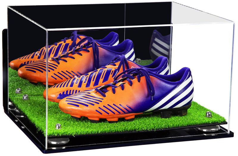 Basketball Shoe Pair Display Case 15.25 X 12 X 9 Mirror (A082/V13)