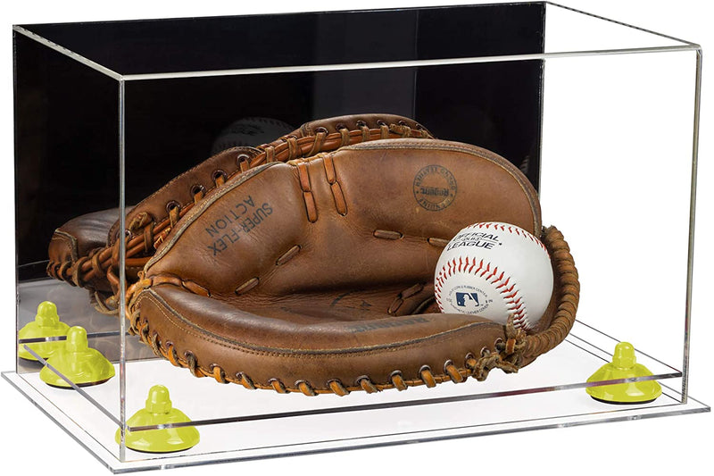 Acrylic Baseball Catchers Glove Display Case - Mirror No Wall mount (V16/A011)