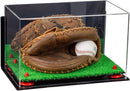 Acrylic Baseball Catchers Glove Display Case - Mirror Wall Mounts (A011/V16)