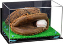 Acrylic Baseball Catchers Glove Display Case - Mirror Wall Mounts (A011/V16)