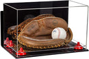 Acrylic Baseball Catchers Glove Display Case - Mirror Wall Mounts (A011/V16)