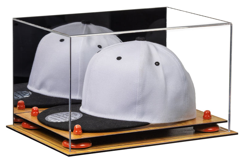 Snapback Hat or Baseball Cap Display Case - Mirror No Wall Mount (A018/V40)