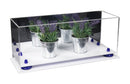 Acrylic Versatile Trucks, Trains and Rockets Display Case  17 X 6 X 7 Mirror No Wall Mounts (A019/V46)