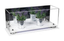 Acrylic Versatile Trucks, Trains and Rockets Display Case  17 X 6 X 7 Mirror No Wall Mounts (A019/V46)