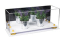 Acrylic Versatile Trucks, Trains and Rockets Display Case  17 X 6 X 7 Mirror No Wall Mounts (A019/V46)