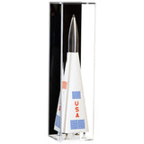 Black Back-Wall Mount Model Rocket Display Case 