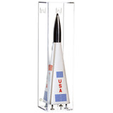 Clear back Wall Mount Model  Rocket Display Case