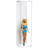 White Back vertical Barbie Display Case