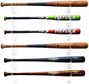 Acrylic wall mount for regular baseball bat