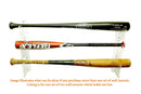 Baseball bat display stand for full-size bats