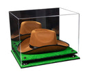 Acrylic Cowboy Hat Display Case - Mirror No Wall Mounts 16" x 13" x 12" (A024-B/V61B)
