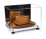 Acrylic Cowboy Hat Display Case - Mirror 16" x 13" x 12" (V61B/A024-B)