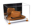 Acrylic Cowboy Hat Display Case - Mirror No Wall Mounts 16" x 13" x 12" (A024-B/V61B)