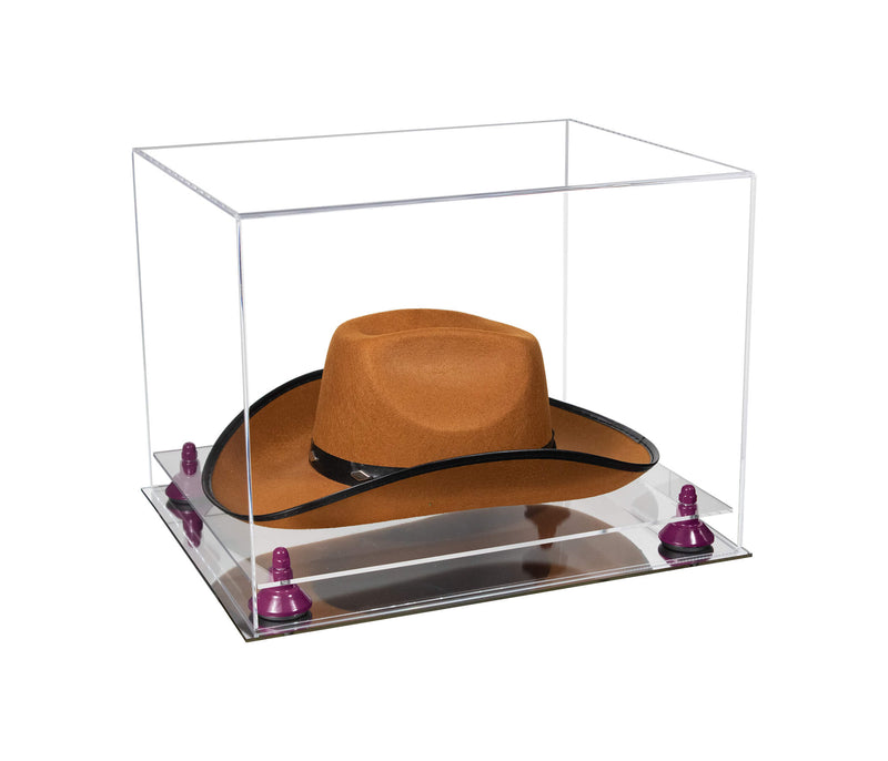 Acrylic Cowboy Hat Display Case - Clear 16" x 13" x 12" (A024-B/V61B)