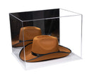 Acrylic Cowboy Hat Display Case - Mirror No Wall Mounts 16" x 13" x 12" (A024-B/V61B)