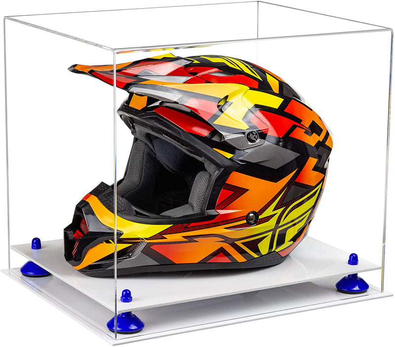 Motorcycle Nascar or Motocross Racing Helmet Display Case - Clear (A024/V61)