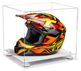 Motorcycle Nascar or Motocross Racing Helmet Display Case - Clear (A024/V61)