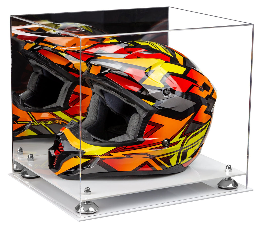 Motorcycle Nascar or Motocross Racing Helmet Display Case