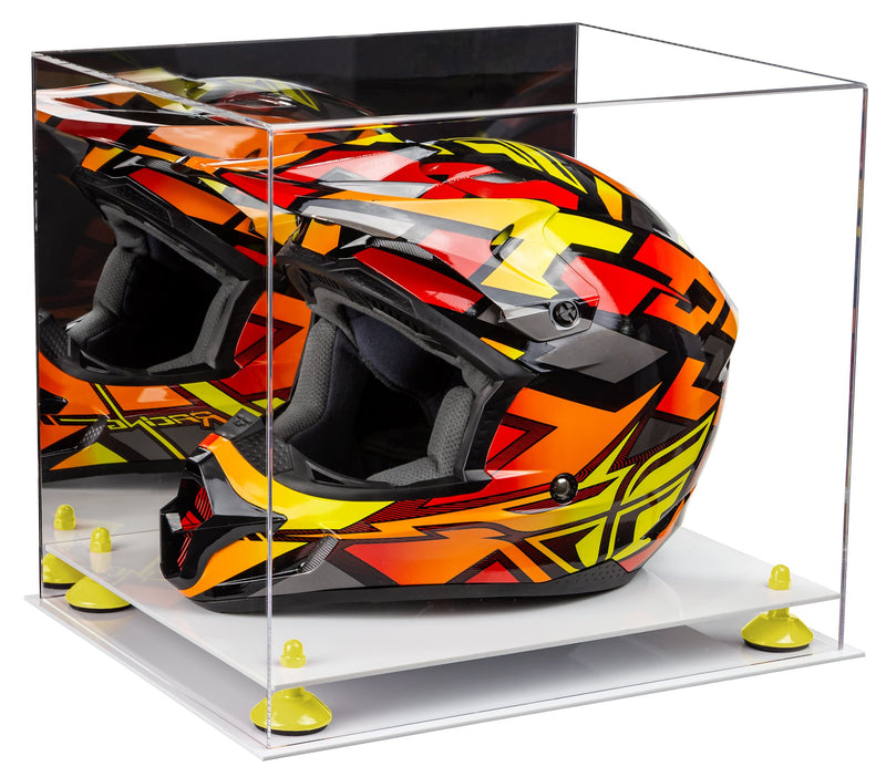 Motorcycle Nascar or Motocross Racing Helmet Display Case - Mirror (A024/V61)