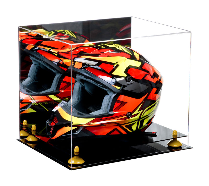 Motorcycle Nascar or Motocross Racing Helmet Display Case - Mirror (A024/V61)