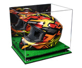 Motorcycle Nascar or Motocross Racing Helmet Display Case - Mirror (A024/V61)