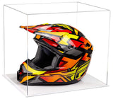 A024-Versatile Clear White Double Sheet Motorcycle Helmet 16x13x14 Display Case