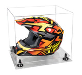 Motorcycle Nascar or Motocross Racing Helmet Display Case - Clear (A024/V61)