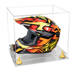 Motorcycle Nascar or Motocross Racing Helmet Display Case - Clear (A024/V61)