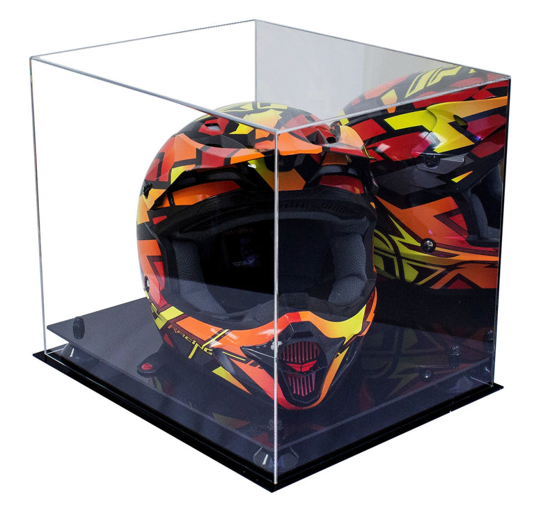 Motorcycle Nascar or Motocross Racing Helmet Display Case - Mirror (A024/V61)