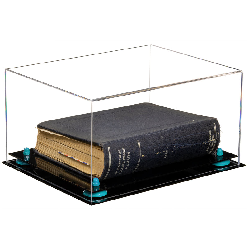 Deluxe Clear Acrylic Book, Stamp, or Coin Collection Display Case