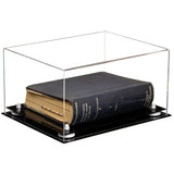 Acrylic Book Display Case with Risers 15.25 X 12 X 8 - Clear (A026/V12)