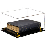 Acrylic Book Display Case with Risers 15.25 X 12 X 8 - Clear (A026/V12)