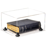 Acrylic Book Display Case with Risers 15.25 X 12 X 8 - Clear (A026/V12)