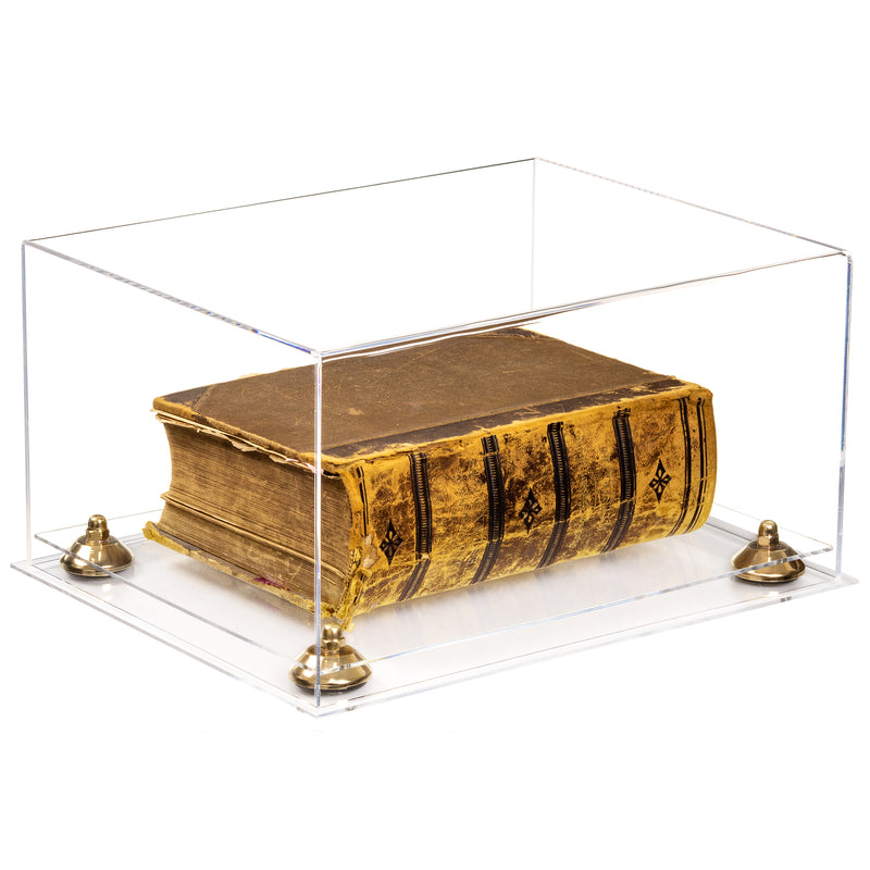 Deluxe Clear Acrylic Large Book Display Case (a071-cds)