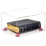 Acrylic Book Display Case with Risers 15.25 X 12 X 8 - Clear (A026/V12)