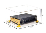 Acrylic Book Display Case with Risers 15.25 X 12 X 8 - Clear (A026/V12)