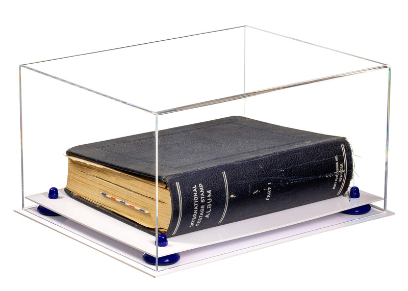 Acrylic Book Display Case with Risers 15.25 X 12 X 8 - Clear (A026/V12)